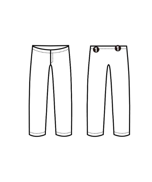 B Yohji Yamamoto 剪裁褲