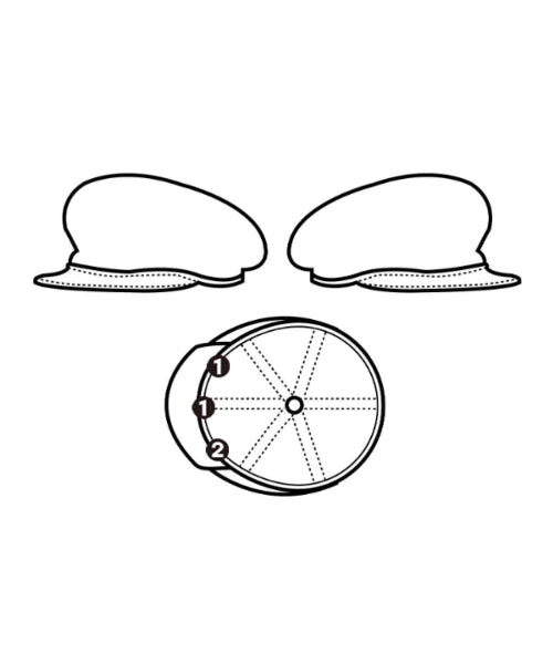 JACQUES LE CORRE 新聞男孩帽