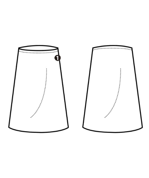 Y's Red Label 膝上裙