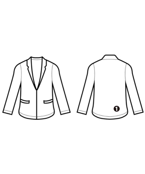 BLACK COMME des GARCONS 休閒夾克