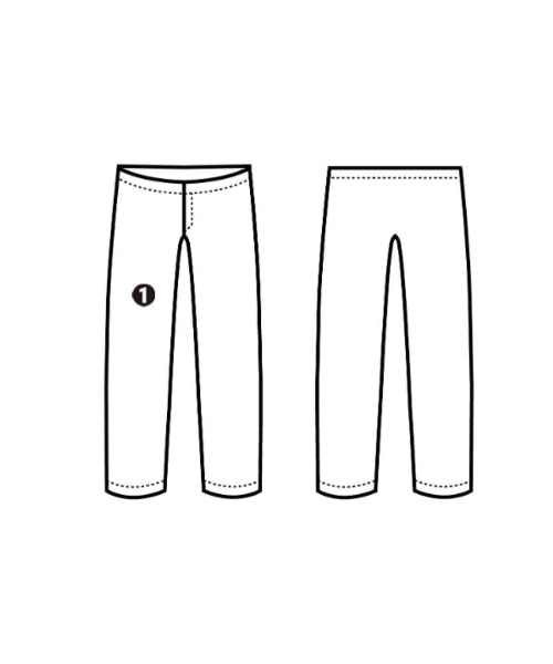 BLACK COMME des GARCONS 剪裁褲