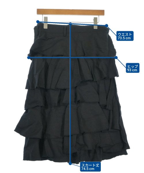 BLACK COMME des GARCONS 膝上裙