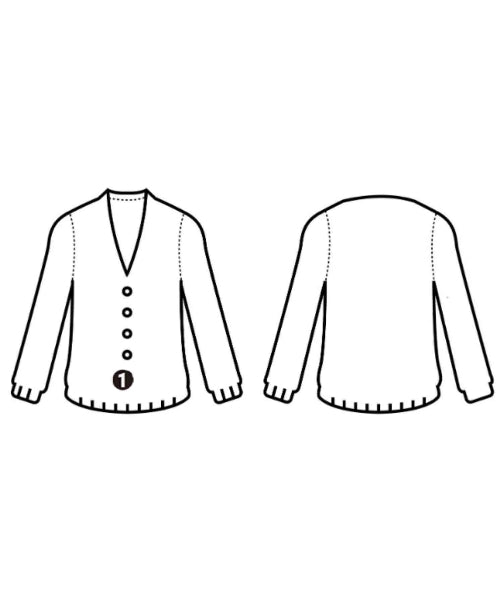 BLACK COMME des GARCONS 開襟衫