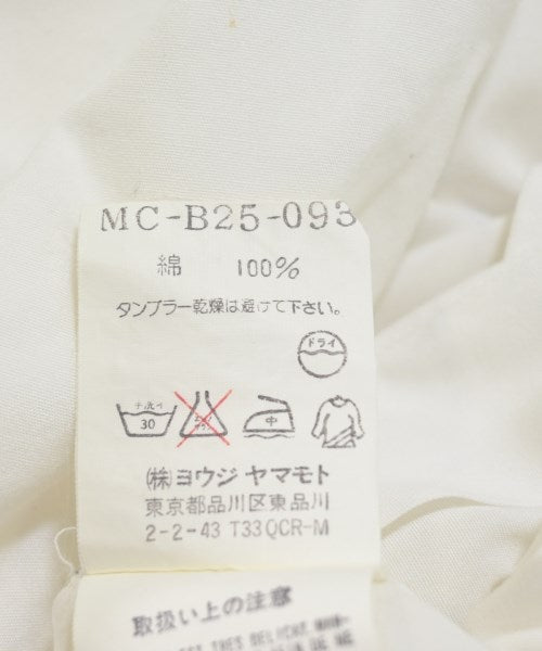 Y's for men 休襯衫