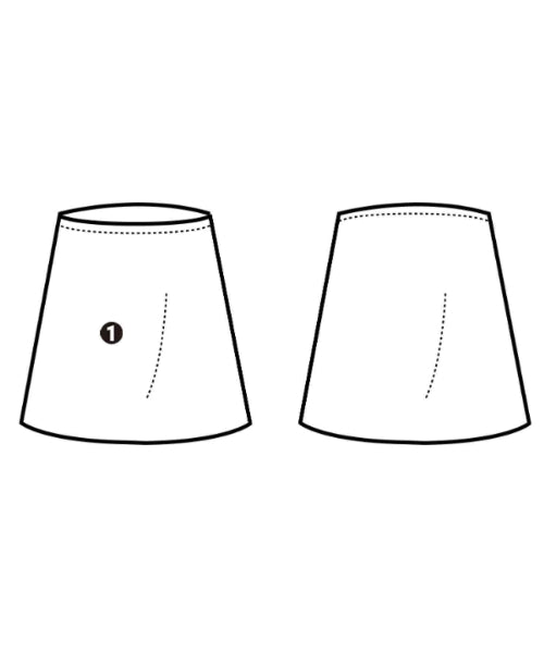 PLEATS PLEASE 膝上裙