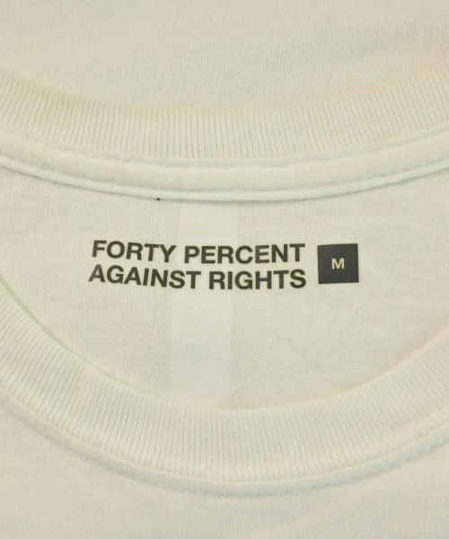 FORTY PERCENT AGAINST RIGHTS T恤/上衣