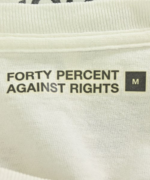 FORTY PERCENT AGAINST RIGHTS T恤/上衣
