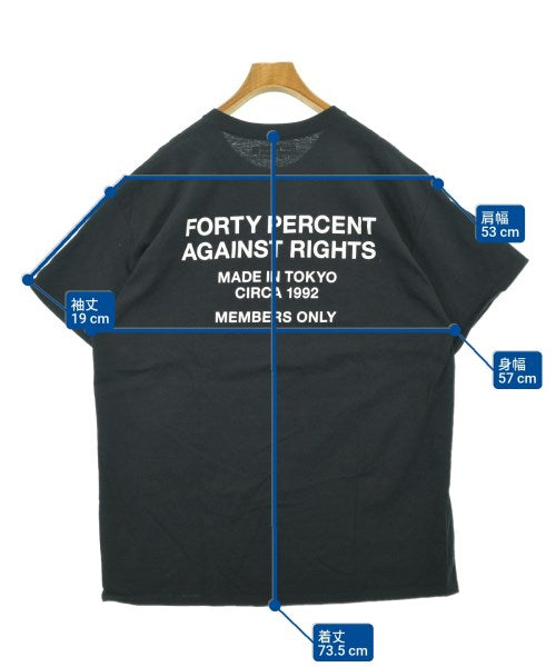 FORTY PERCENT AGAINST RIGHTS T恤/上衣