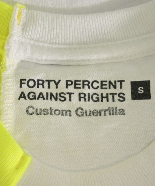 FORTY PERCENT AGAINST RIGHTS T恤/上衣