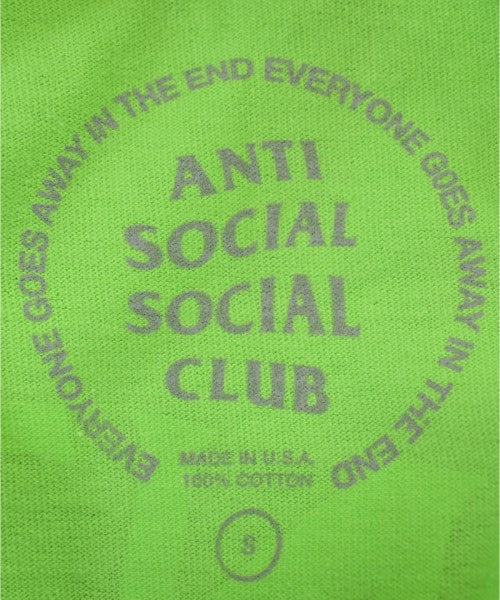 ANTI SOCIAL SOCIAL CLUB T恤/上衣