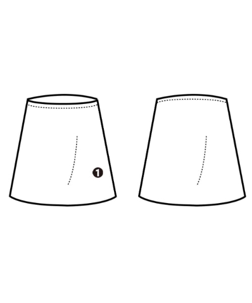 LOUIS VUITTON 膝上裙