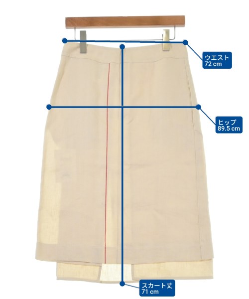 JIL SANDER 膝上裙