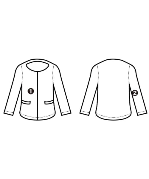 JIL SANDER 無領外套