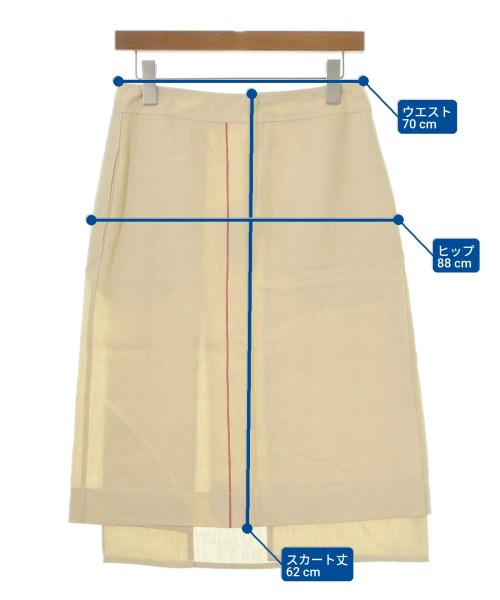 JIL SANDER 膝上裙