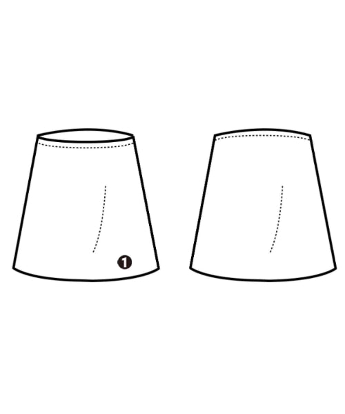 GIORGIO ARMANI 膝上裙