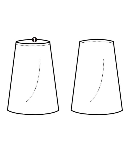 ROBERTO COLLINA 膝上裙