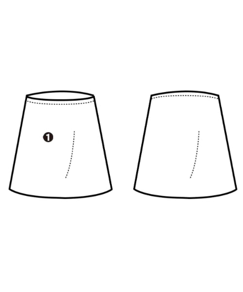 HANAE MORI 膝上裙