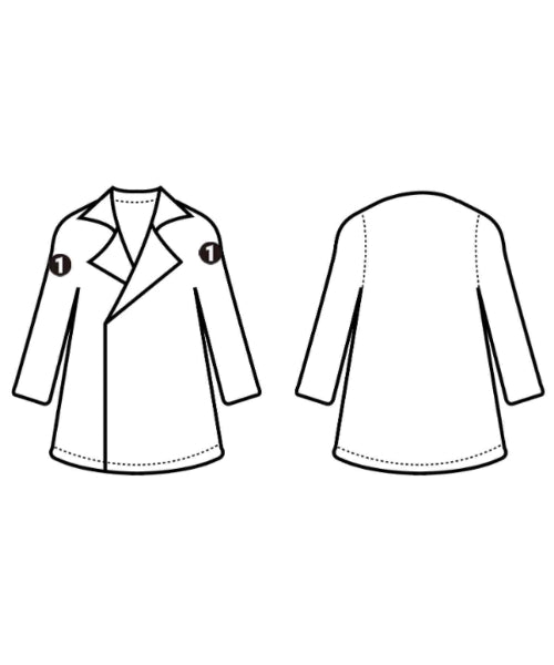 Max Mara 支撐領外套