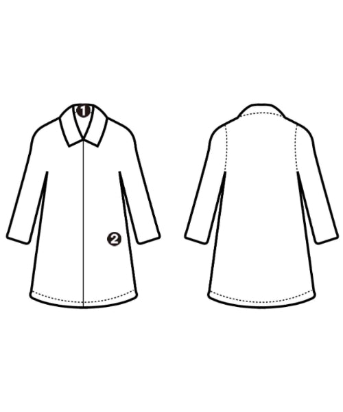 AQUASCUTUM 支撐領外套