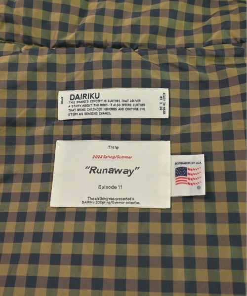 DAIRIKU 羽絨夾克/背心