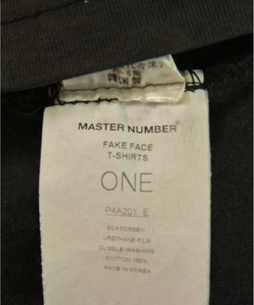 MASTER NUMBER T恤/上衣