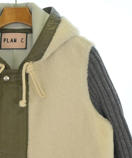 PLAN C 羊毛皮外套