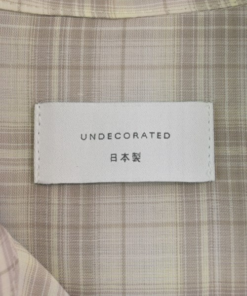 UNDECORATED 休閒襯衫