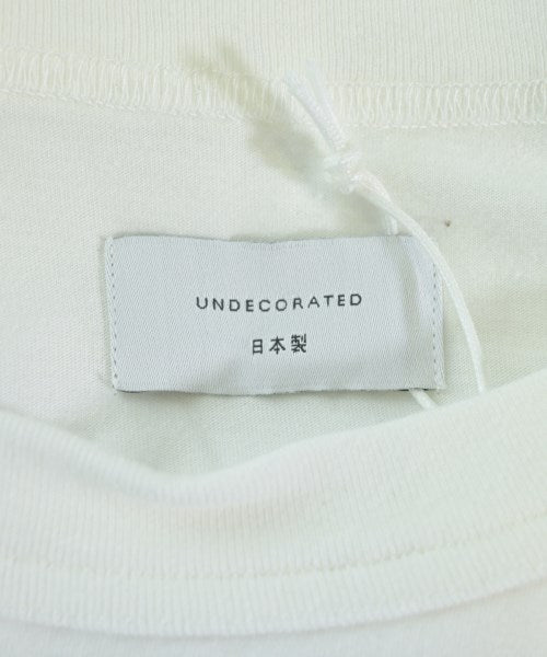 UNDECORATED T恤/上衣