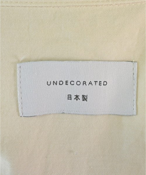 UNDECORATED 休閒襯衫