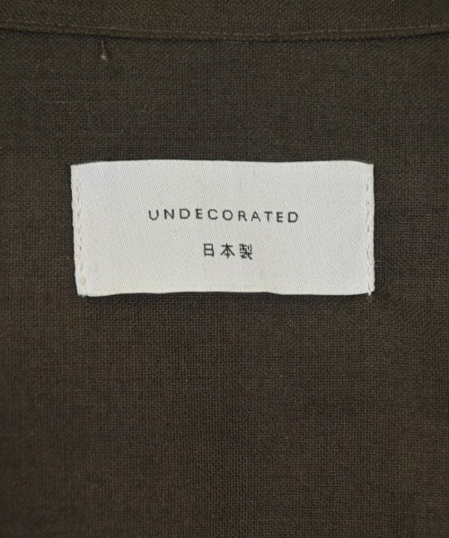 UNDECORATED 休閒襯衫