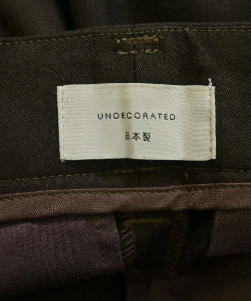 UNDECORATED 長褲