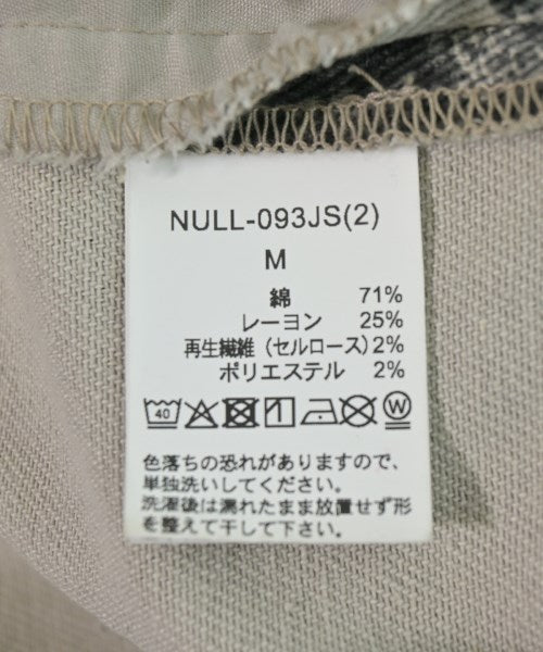 NULL TOKYO 剪裁褲