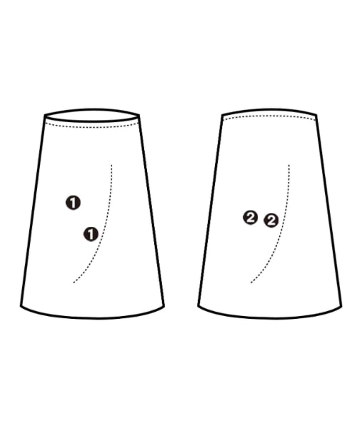 ISSEY MIYAKE 膝上裙