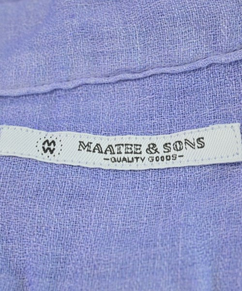 MAATEE&SONS 休閒襯衫
