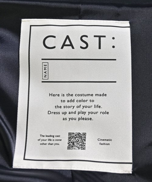 CAST: 無領外套