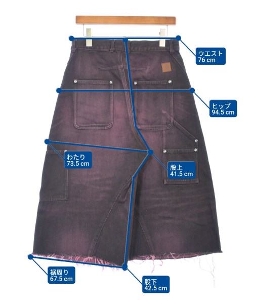 YUKI HASHIMOTO 剪裁褲