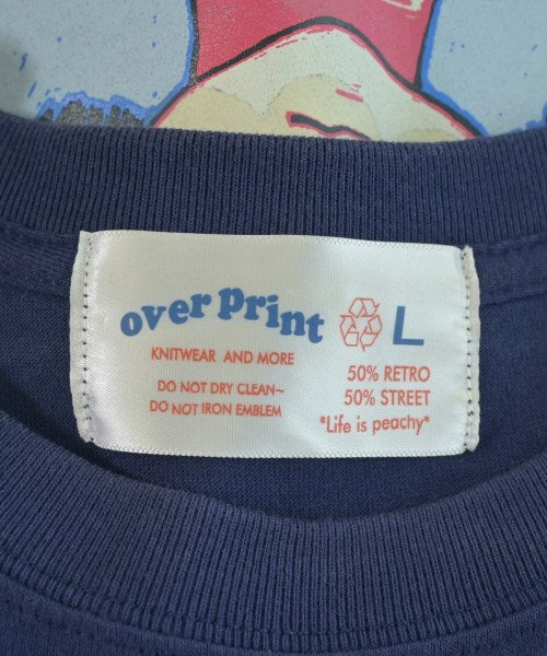 over print T恤/上衣