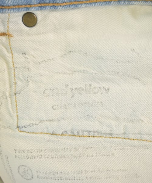 and yellow 牛仔褲