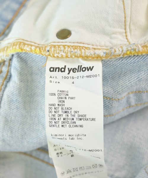 and yellow 牛仔褲