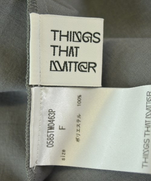 THINGS THAT MATTER 洋裝
