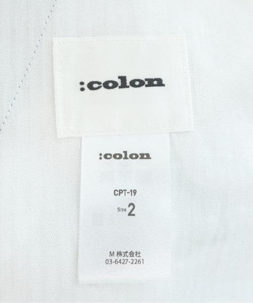 :colon 剪裁褲