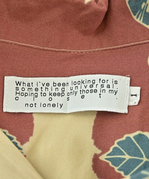 not lonely 休閒襯衫