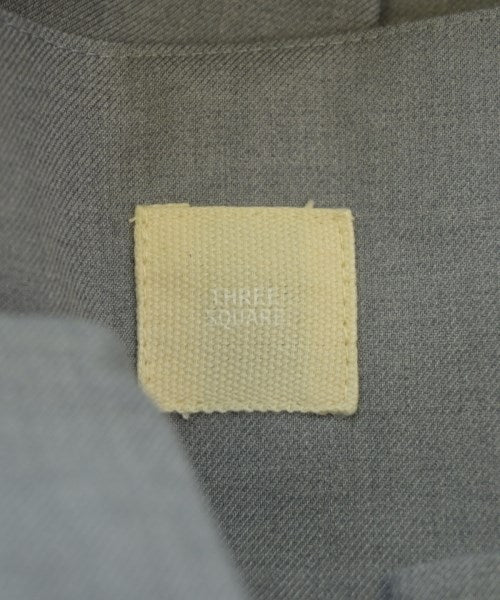 THREE SQUARE 無領外套