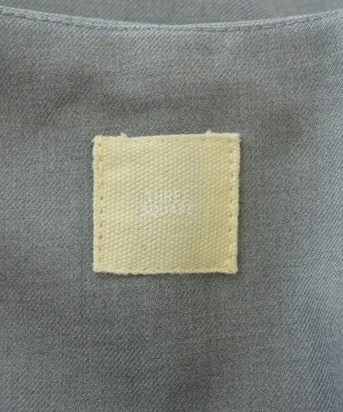 THREE SQUARE 無領外套