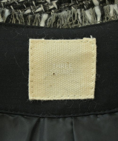 THREE SQUARE 無領外套