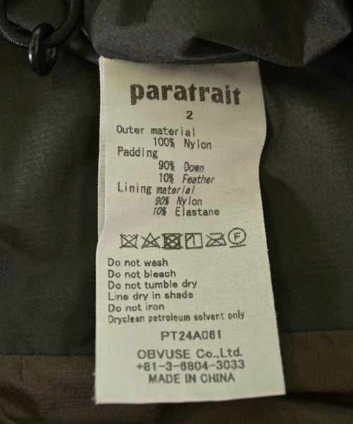 paratrait 羽絨夾克/背心