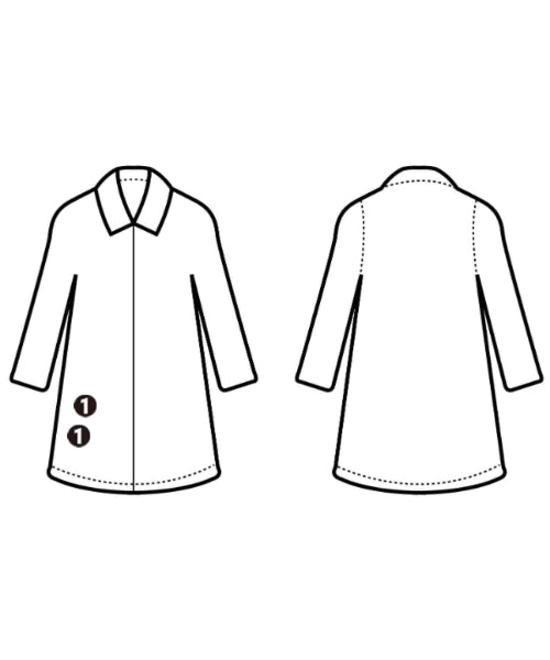 SHIPS Primary Navy Label 其他大衣